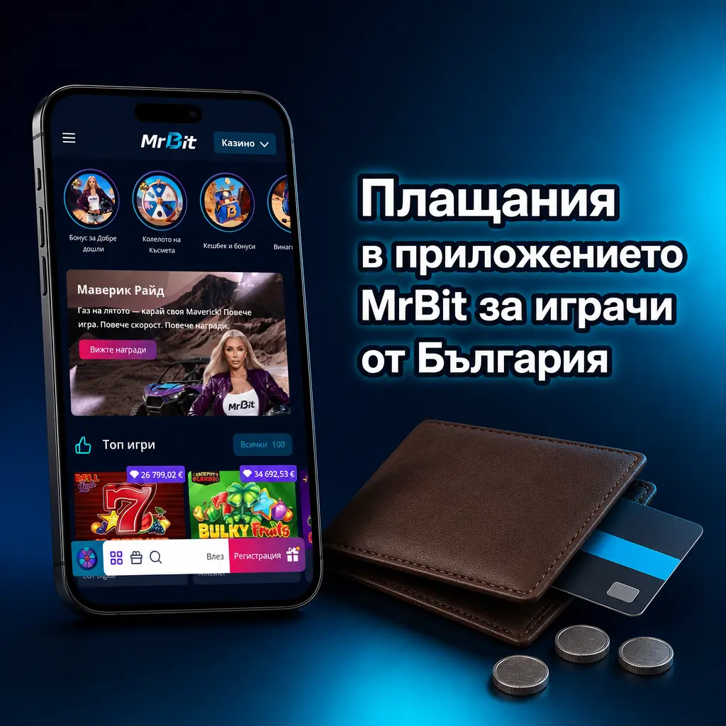 Методи за плащане в приложението MrBit за играчи от България - AirCash, Apple Pay, Visa, Mastercard, EasyPay и банков превод
