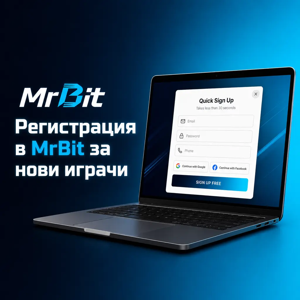 Стъпки за регистрация в MrBit: попълване на данни, потвърждение и първи депозит за бонус добре дошли.