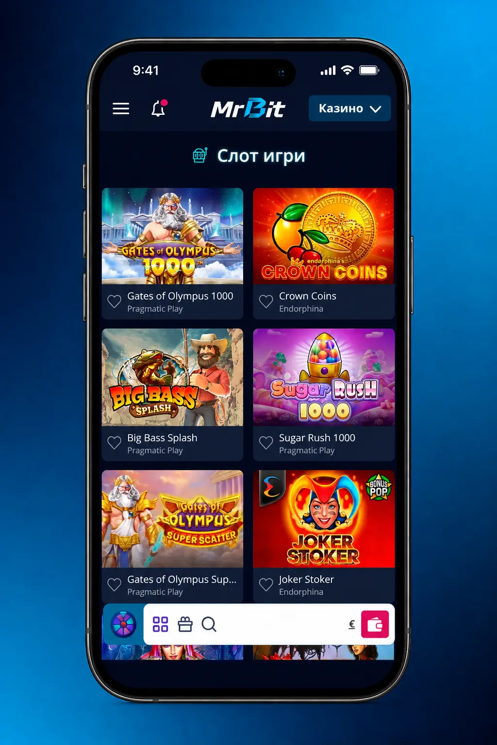 Стъпки за регистрация, вход, депозит и залагане с истински пари в MrBit Казино