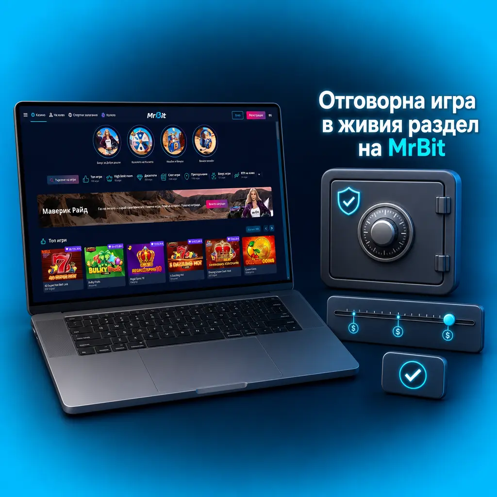 Отговорна игра в живия раздел на MrBit – лимити на сесия и залог за контрол на времето и бюджета