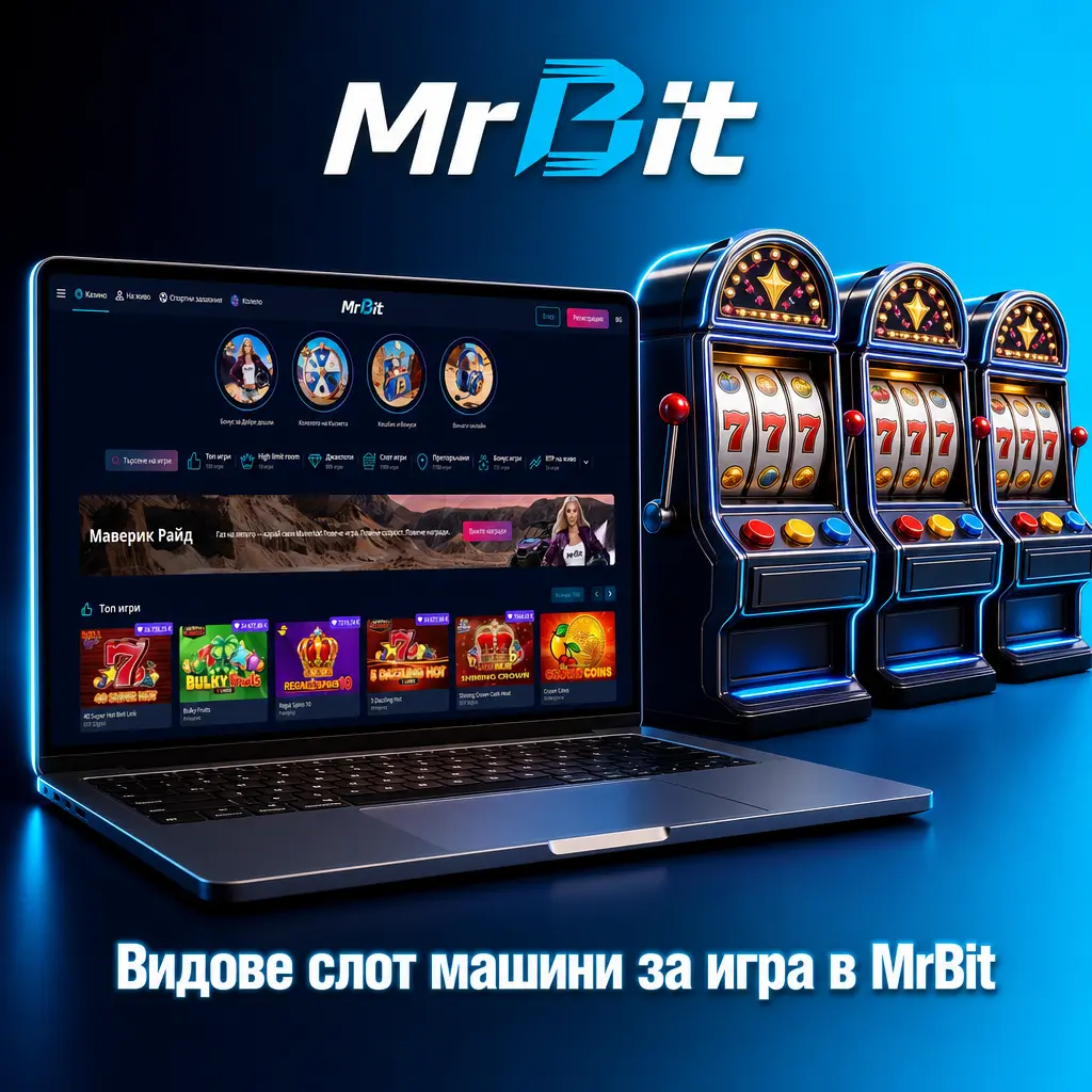 Видове слот машини в MrBit - приключенски, египетски, плодови, фентъзи, джакпот и Megaways игри с над 3500 заглавия