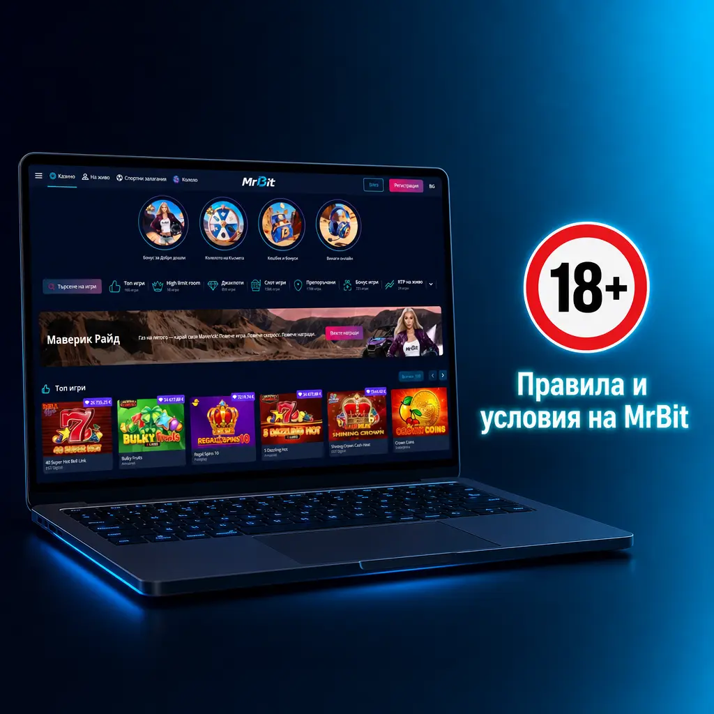 Правила и условия на MrBit – изисквания за възраст, верификация, бонус залог и коректни данни при регистрация