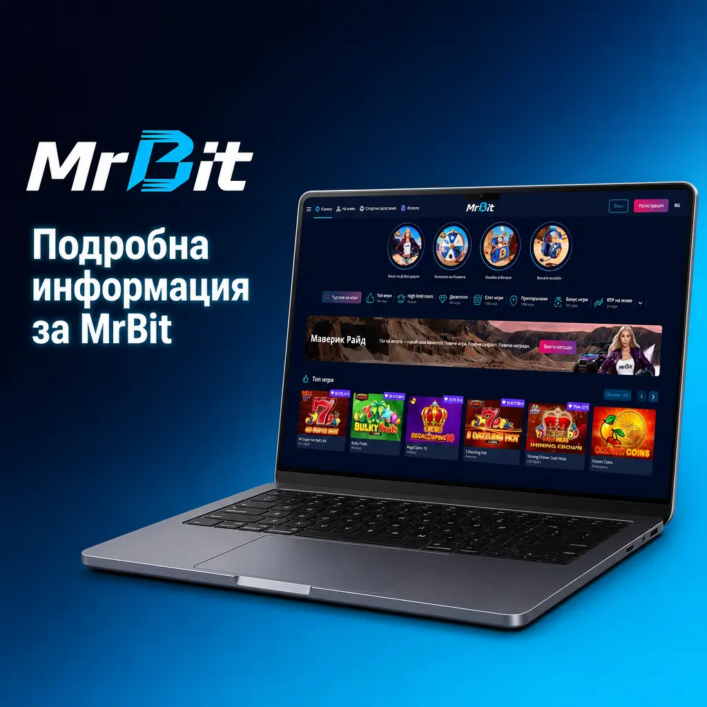 MrBit платформа за спортни залози и казино с широк избор от събития, криптирана защита и мобилно приложение за Android и iOS.
